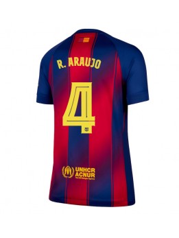 Barcelona Ronald Araujo #4 Replika Hemmakläder Dam 2025-26 Kortärmad